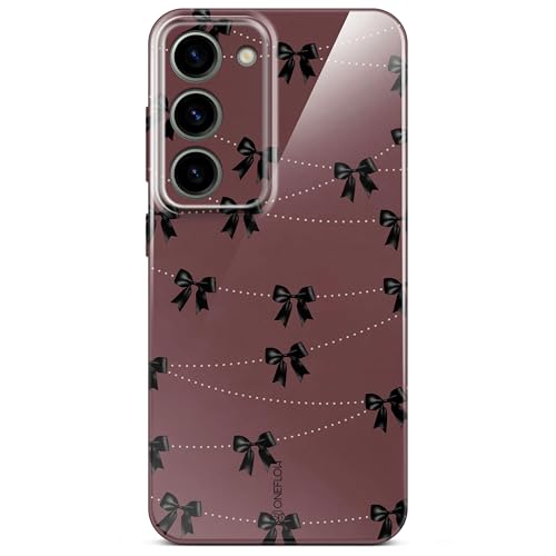 Coque de protection Samsung S23 rigide imprimée style nœuds graphiques