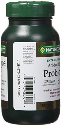Nature's Bounty Acidophilus Probiotic 2 Billion, 150 Caplets #TOP3