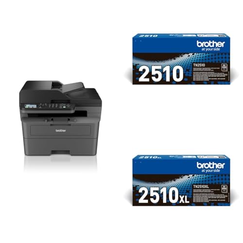 BROTHER MFC-L2860DWE All-in-one Mono Laser Printer with EcoPro Subscription |4 month free trial| Automatic toner delivery| Free manufacturers gurantee|UK Plug Toner Cartridges