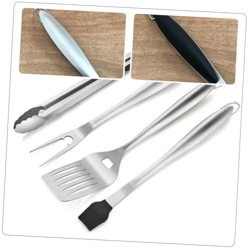 Spatule barbecue multifonction en acier inoxydable portable pour camping