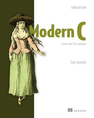 Book cover Modern C, Third Edition: Covers the C23 standard