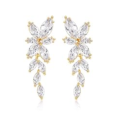 02-Floral Earrings-Gold