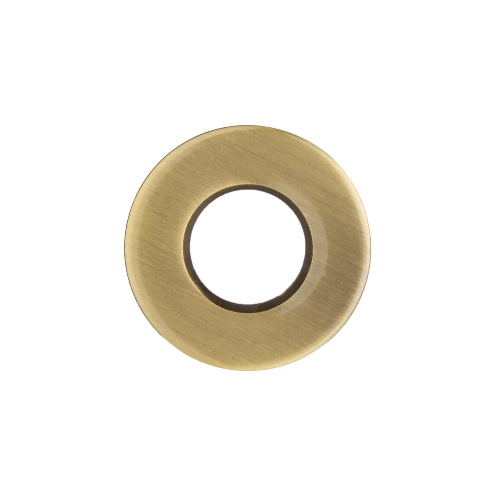 MILANO Bathroom Basin Sink Round Overflow Ring Brushed Brass