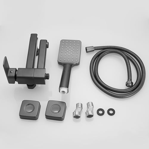 Mélangeur de douche tapage de robinet gris orientable pour bain