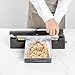 Restaurantware 12 Inch Impulse Sealer 1 Manual Heat Sealer - Food Safe Industrial Grade Black Aluminum Heat Sealing Machine Adjustable Heat Levels Portable