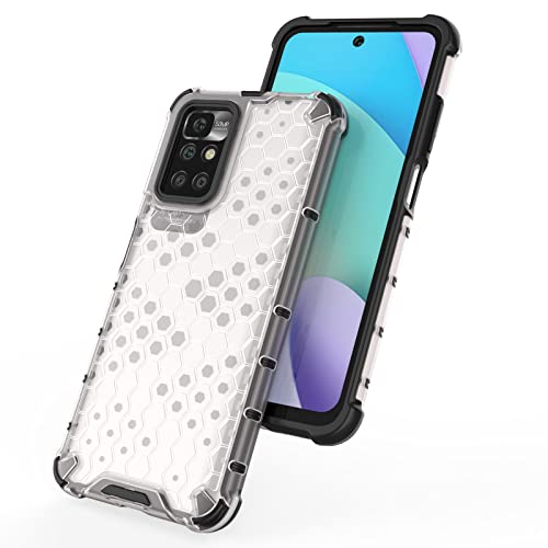 Image of Glasgow Back Case Cover Designed for Mi Redmi 10 Prime - Transparent