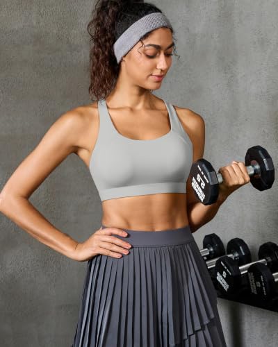 Image of RUNNING GIRL Sports Bras for Women, Molded Cup High Impact Sports Bra Workout Bras for Women High Support Racerback
