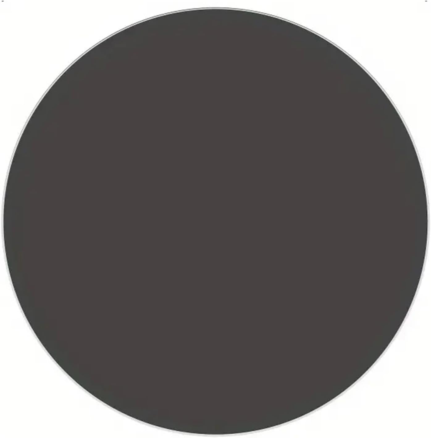 SATBIR Tempered Glass Table Top Various Sizes Black Round Polished Edge Patio Table Replacement Glass Tabletop Multipurpose Countertop for Home Office Bar,Diameter: 40"