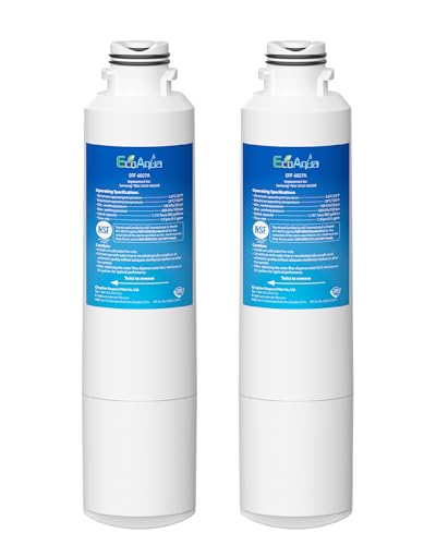 Product Image of the EcoAqua EFF-6027A Replacement Filter, Replacement for Samsung® DA29-00020B, DA29-00020A, HAF-CIN/EXP, 46-9101 Refrigerator Water Filter, 2 Pack