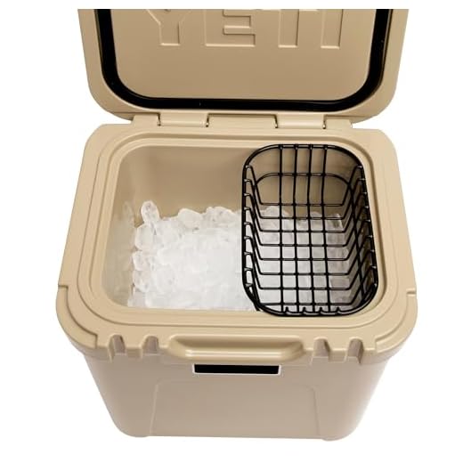 Cooler Basket for YETI Roadie 24 - Dry Goods Wire Rack for YETI Roadie Ice Chest - Compatible with YETI Roadie 24 Accessories, YETI Ice, YETI Cooler Straps, Tie Down Kits, and YETI Cooler Accessories