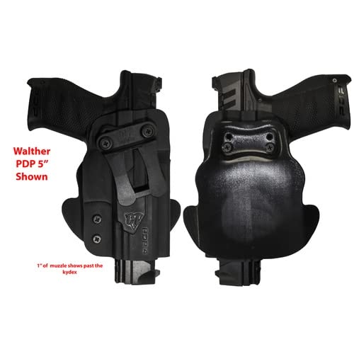 Comp-Tac - Dual Concealment Holster - Compatible With Glock - 19 Gen5 - Right - Black #TOP3