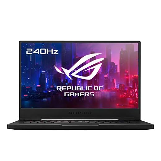ASUS ROG Zephyrus M15 GU502LW-AZ037T - Portátil Gaming de 15.6" FullHD 240Hz (Intel Core i7-10750H, 16GB RAM, 512GB SSD, NVIDIA RTX2070-8GB, Windows 10) Negro - Teclado QWERTY español