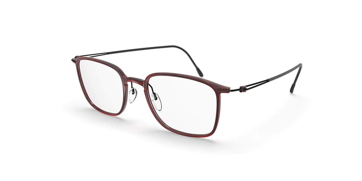 Silhouette occhiali da vista LITE SPIRIT 2926 3140-50 mm black/red SPX Titanio high-tech