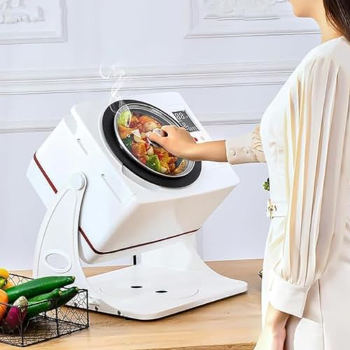 Xnyxlpp Máquina De Cocción Automática Inteligente, Procesador De Alimentos Comercial De 6 Litros Con Rotación De 360 Y Calentamiento Integral 3d Xnyxlpp Máquina De Cocción Automática Inteligente, Procesador De Alimentos Comercial De 6 Litros Con Rotación De 360 Y Calentamiento Integral 3d