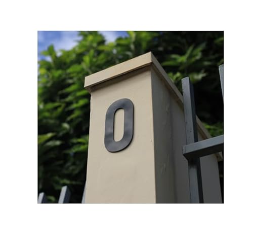 Algarismo Grande 0 Numeral 185mm Preto 685-0