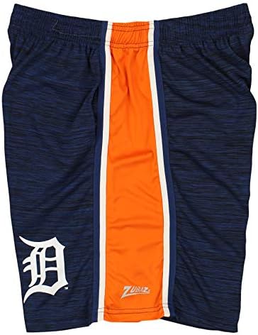 Zubaz MLB Mens Dye Solid Stripe Shorts