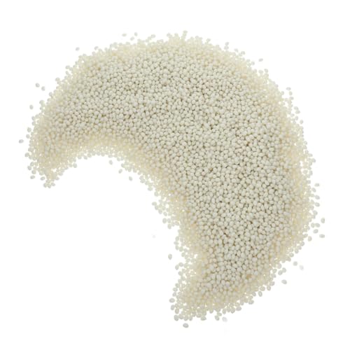 Didiseaon High Temperature Hot Melt Glue Pellets Durable Wear Resistant Adhesive for Woodworking and Furniture Edge Banding White Transparent Pellets for DIY Projects