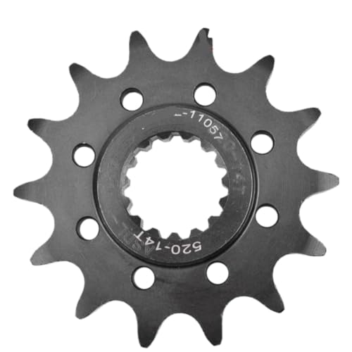 Pignon avant moto 14 dents 520 pour vos sorties enduro et sessions motocross