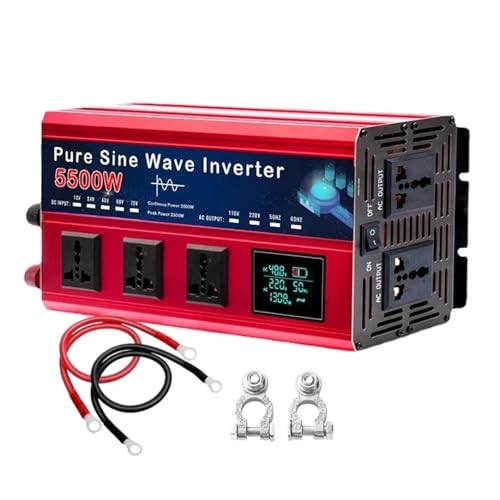 Portatile: grazie alle sue dimensioni compatte e al design leggero, questo inverter è facile da trasportare e da utilizzare in movimento