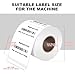 ZONEPACK Upgraded Manual Labeling Machine Label Applicator Bottle Labeler Sticker Label Printer Packing Machine with Handle for Round Glass Plastic Metal Bottle etc…