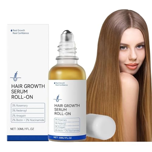 Wild nourish hair oil serum roll,no-rinse fast-absorbing hair nourish serum for healthy hair,helps support thicker, fuller hair appearance for all hair (1 Fl Oz (Pack of 1))