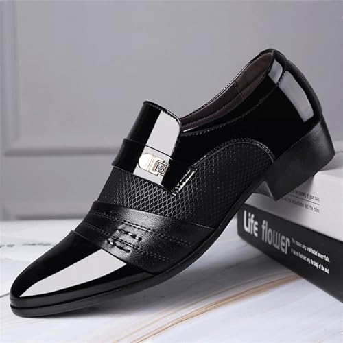 Dress Shoes for Men Men's Leather Lace-Up Casual Shoes Stylish and Comfortable Footwear for Everyday Wear2