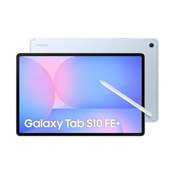 Samsung Tablet Galaxy Tab S10 FE+ WiFi, Azul, 128GB, 8GB, Tela 13.1" 90Hz, S Pen e Capa Inclusas