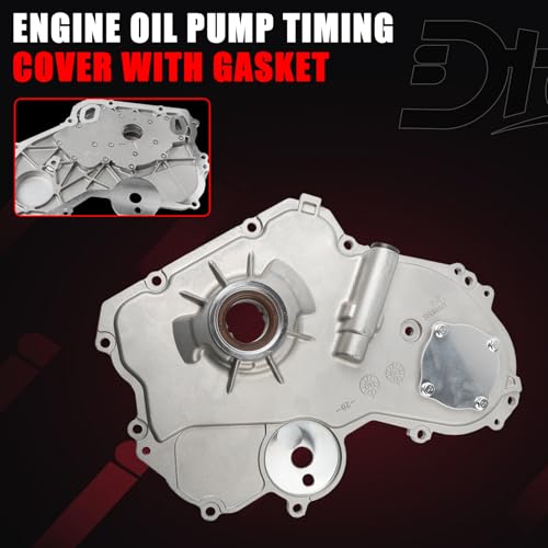 Image of Timing Cover Gasket, Oil Pump Compatible With Buick Chevy GMC Pontiac Vehicle Equinox HHR Malibu Orlando, LaCrosse Regal Verano, Saturn Ion Sky Vue 2000-2017 2.0 2.2 2.4L Replaces# M349 OP314 TCS46041