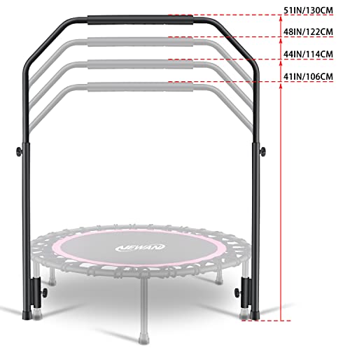 Newan Rebounder Handle Bar Accessory For 38''40" 48''50'' Round Fitness Trampolines, Cushy Foam Handles,Only Applicable To The Foot Tube Between 25Cm/9.8In Diameter(Trampoline Not Included) #TOP2