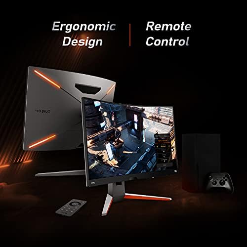 BenQ MOBIUZ EX3210R 32 Inch QHD VA 1000R Curved Gaming Monitor, 165Hz 1ms, HDR400, 90% P3, 2.1ch Speaker, Freesync Premium Pro, Remote control, Height Adjustable, and PS5/Xbox X Compatible