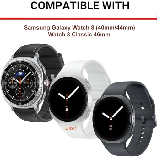 Image of Zitel Band Compatible With Samsung Galaxy Watch 8 44mm / 40mm, Watch 8 Classic 46mm Stretchy Nylon Sport Strap