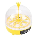 Engageant pour les enfants: idéal pour l'éclosion des œufs de poussin, le couvercle transparent permet l'observation en temps réel du processus d'éclosion, améliorant l'interaction des enfants et le divertissement.