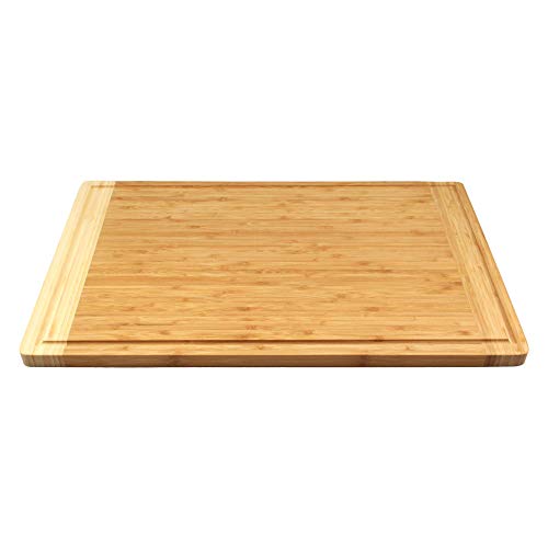 Comparison: Best Cutting Board Under 200 11 BambooMN Universal Premium Pull Out Cutting Boards - Under Counter Replacement - Designed To Fit Standard Slots - Heavy Duty Kitchen Board with Juice Groove - 22