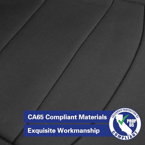Image of EKR Rav4 Seat Covers Custom Fit for Toyota Rav4 (Hybrid) SE /XSE 2026,Car Seat Cover Full Set for SUV,Water-Resistant, Non-Slip, Easy Clean,Neoprene(Black)