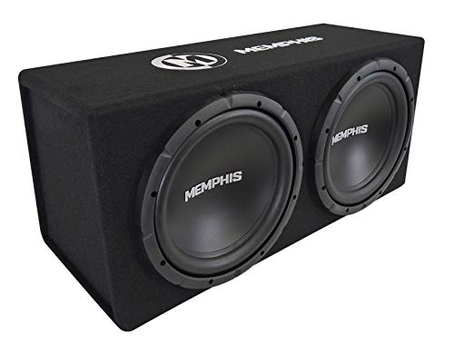 Memphis Audio SRXE212V Dual 12″ 1000w Vented Loaded SRX Car Subwooer Enclosure