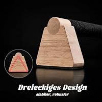 Liegestützgriffe, 2 Stück Liegestützgriffe aus Holz, Parallettes Calisthenics, Handstand Griffe mit Anti Rutsch Matte, Push Up Bars für Fitness, Oberkörpertraining, Indoor Outdoor – Ansicht 3