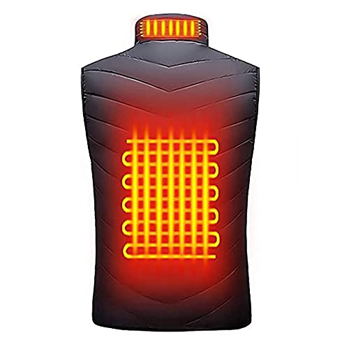 Heated Vest for Men and Women Plus Size USB Rechargeable Heating Jackets Warm Puffer Coats(Battery Pack Not Included)3
