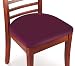 KLEEGER Chair Covers Protective & Stretchable: Fits Round Square Chairs Kids, Pets, Set Of 2 (Burgundy)