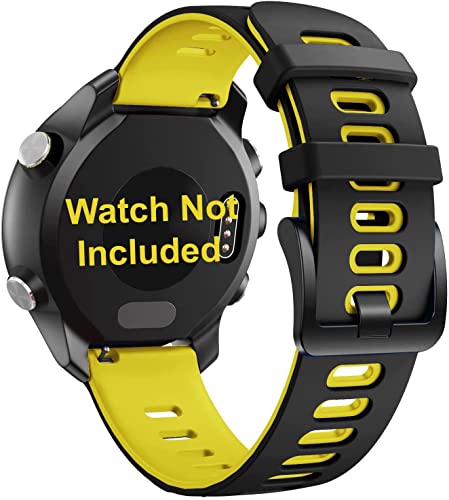 Image of Zitel Band Compatible with Fossil Gen 6 44mm, Gen 5 Carlyle, Garrett, Julianna, Gen 5E 44mm, Gen 4 Explorist HR, 22mm Silicone Strap