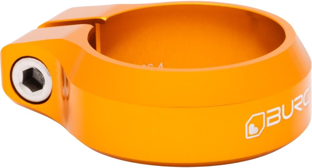 Burgtec Seat Clamp - 36.4mm Diameter - Iron Bro Orange