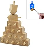 Hanukkah Wooden Dreidel, Design Your Own 3