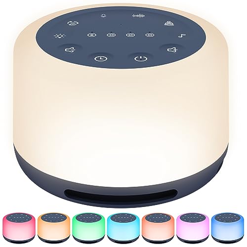 COLORLAM White Noise Machine Baby Einschlafhilfe Spieluhr Baby 30...