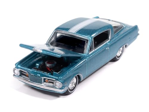 Modelo a escala 1:64 Barracuda Formula S 1965 Turquesa miniatura 2