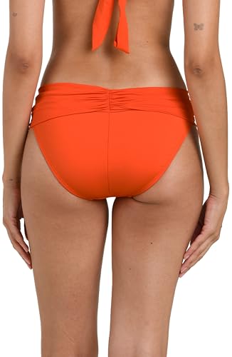La Blanca Women's Island Goddess Triangle Hipster Swimsuit Bottom, Tangelo, 14 — view 2