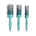 Leyla Milani Hair - Hair Perfector - Round Brush Set, Wet Hair Brush, Boar Bristles, Nylon Bristles, Sensitive Scalp Brush - msrp $49