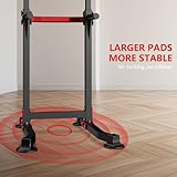 ZENOVA Pull Up Bar Dip Bar Power Tower Workout Dip Station Height Adjustable Free Standing Chin Up Bar for Men Women Teens 300LBS Weight Capacity - Image 6