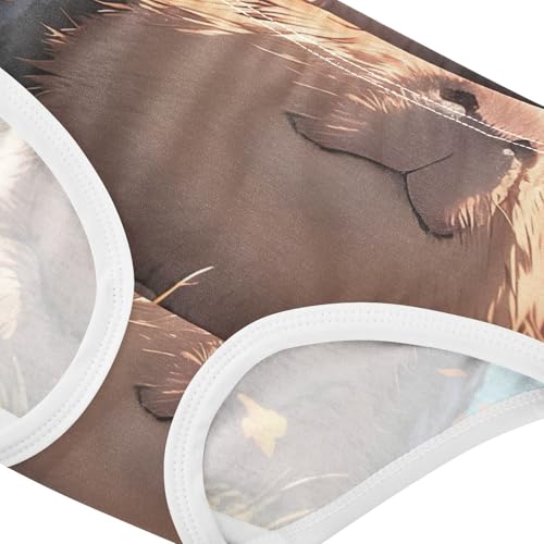 Girls Underwear Toddlers 2t Cotton Cute Panties Girl Cartoon Kids Undies Briefs Cartoon Animals Autumn Leaves4