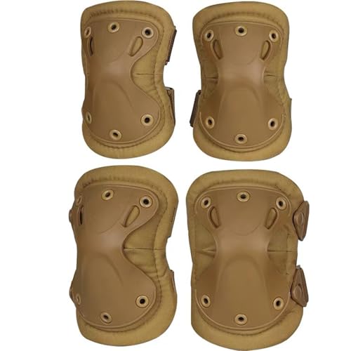 El Mejor Listado de Equipos de protección los 5 mejores. 46 4pcs Coderas De Rodilla, Protector de Rodilleras Coderas Tácticas Ajustable, Equipo de Protecciones Profesionales para Niños y Adultos, para Patinaje Ciclismo Monopatín y...