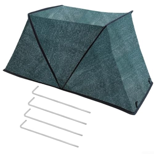 Tenda di protezione per piante pieghevole, barriera anti-insetti, resistente al vento, per proteggere ortaggi, piante e frutta (verde)