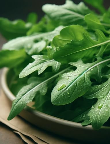 “Astro” Arugula Seeds – Easy, Fast Growing Peppery Salad Greens